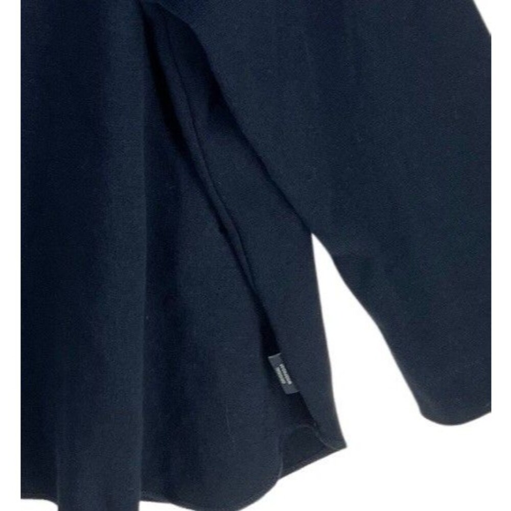 Holebrook Original Windproof Men's XL 1/4 Zip Sweater Blue Pockets Hood Lined - Picture 7 of 10